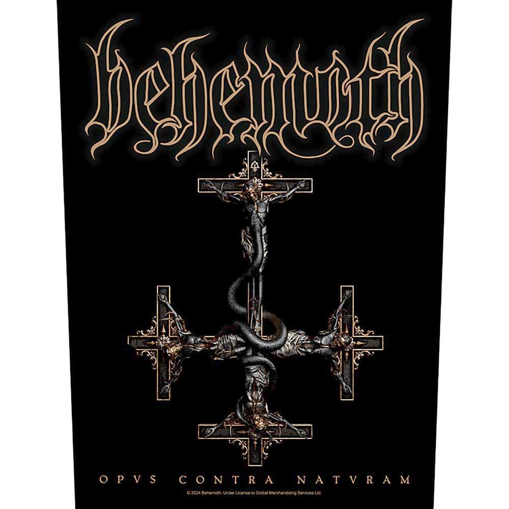 Behemoth - Opvs Contra Natvram Rugpatch - Zwart